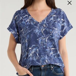 Tommy Bahama Kauai Sapphire Sea Tee , navy , size medium